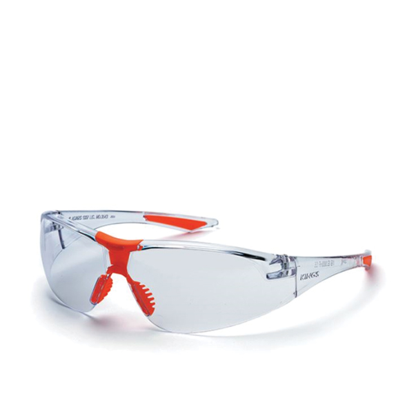 แว่นเซฟตี้ KING'S KY8811 เลนส์ใส มาตรฐาน EN166 ANSI Z87.1 Wellsafe
