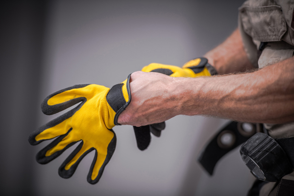 ถุงมือเซฟตี้ safety gloves