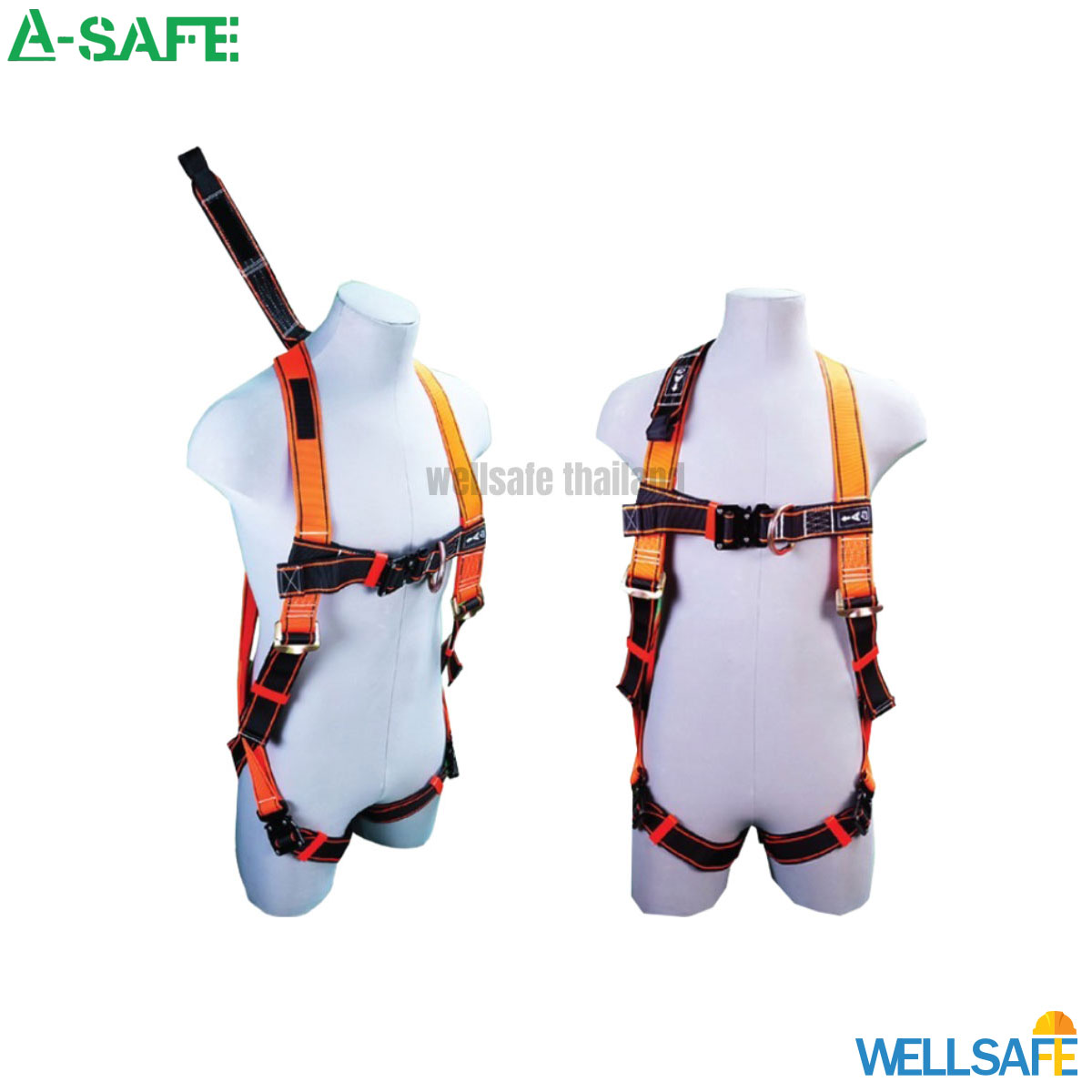 ชุดกันตกแบบเต็มตัว Full body Harness A-SAFE FBH4524QE