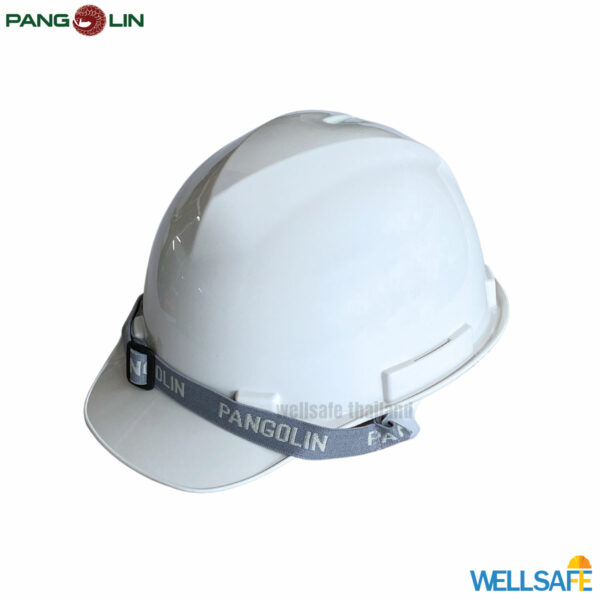 หมวกเซฟตี้ ปรับหมุน ปรับเลื่อน pangolin hlmt8091 hlmt8092 สีขาว safety helmet white