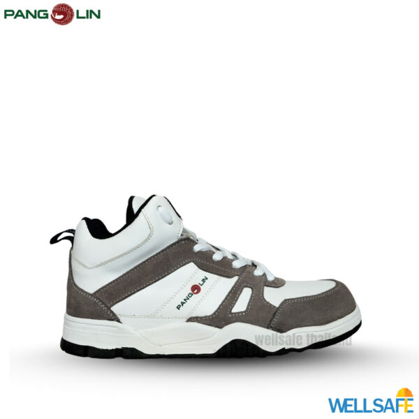 รองเท้าเซฟตี้ หุ้มข้อ ยี่ห้อ PANGOLIN รุ่น 2402C สีขาว